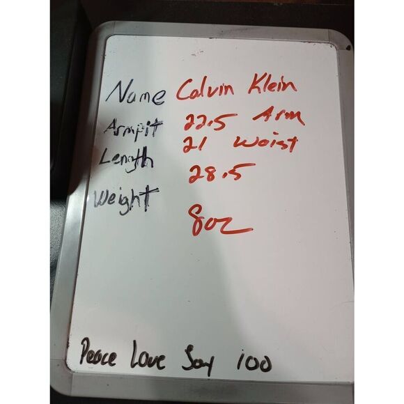 Calvin Klein Shirt Men's‎ Large Slim Fit Gray Button Front Long Sleeve - Picture 7 of 7